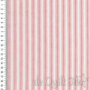 Tilda Woven Tea Towel | Apple Cake Stripes Red [160112]