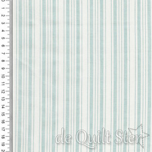 Tilda Woven Tea Towel | Spungecake Stripes Teal [160110]