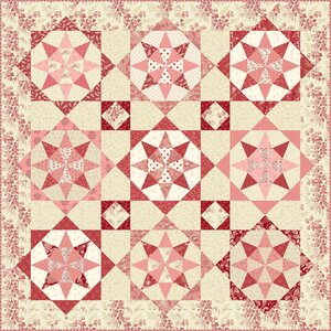 Laundry Basket Quilts | Patroon 'Strawberry Shortcake' 