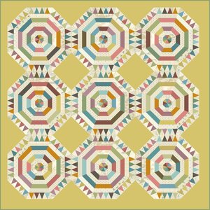 Laundry Basket Quilts | Patroon 'Dragon Fruit'