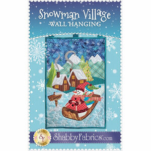 Shabby Fabrics | Patroon 'Snowman Village Wall Hanging' *VERWACHT MEDIO NOV'25*