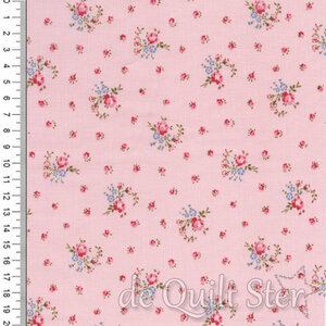 Hollyhocks & Roses | Little Roses Pink [3052-17]