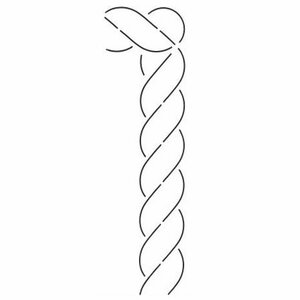 Quilt Sjabloon Rand 2inch [65]