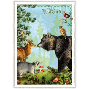 Edition Tausendschön | Ansichtkaart A6 | Bosdieren [PK800]