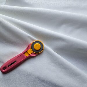 Basics Wit-op-wit | Bloemknopjes Creme/Creme [19616WW]