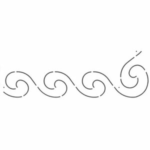 Quilt Sjabloon Rand 2inch [119]