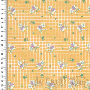 Dilly Dally | Floral Grid Yellow [10782-S]