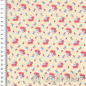 Dilly Dally | Tiny Floral Yellow-Red [10781-SR]