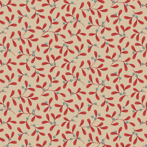 Tilda Merry Little Christmas | Mistletoe Red [100623]