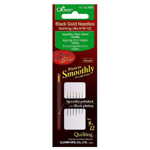 Clover Black Gold Needles - Quilting Assorti #9 #10 #12 [4983]