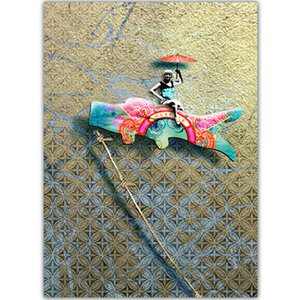 La Tack | Ansichtkaart A6 | Koinobori (Karpervlag)