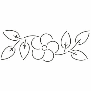 Quilt Sjabloon Rand 3inch [SN8] 