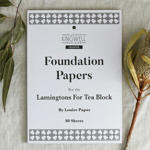 Jen Kingwell - Foundation Piecing Papers 'Lamingtons for Tea' 